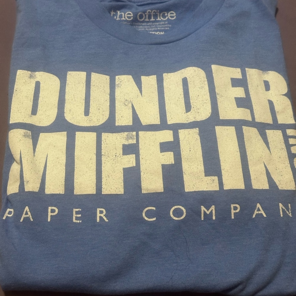 DUNDER MUFFLIN The Office OFFICIAL TEE SHIRT  LARGE